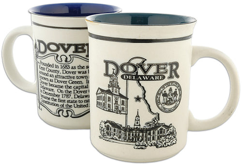 Coffee Mug Etched History Dover DE
