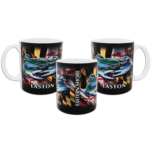 CMEM01 Coffee Mug / Crab Flag Wrap - Easton