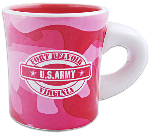 Coffee Mug Pink Camo Fort Belvoir