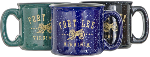 Campfire Mug 3 color asst Fort Lee Distressed