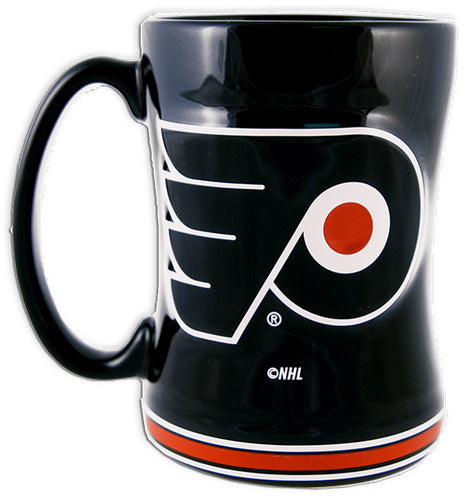 Coffee Mug 15 oz Relief Philadelphia Flyers