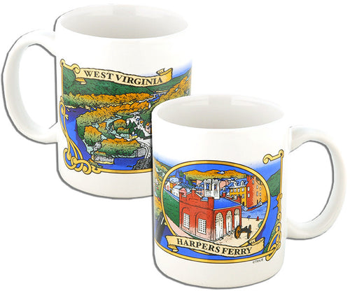 Coffee Mug White Harpers Ferry Panorama