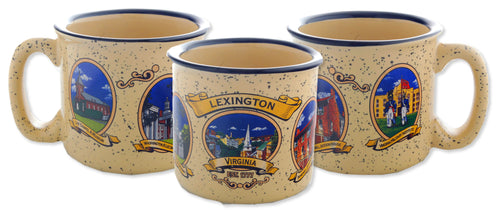 Campfire Mug Tan Heavy Lexington VA