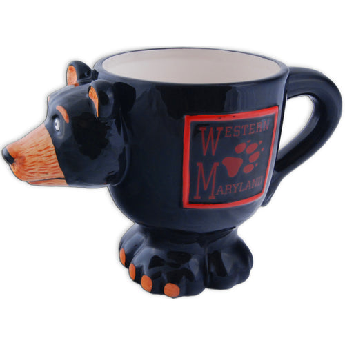 Coffee Mug Black Bear Shape Western Maryland