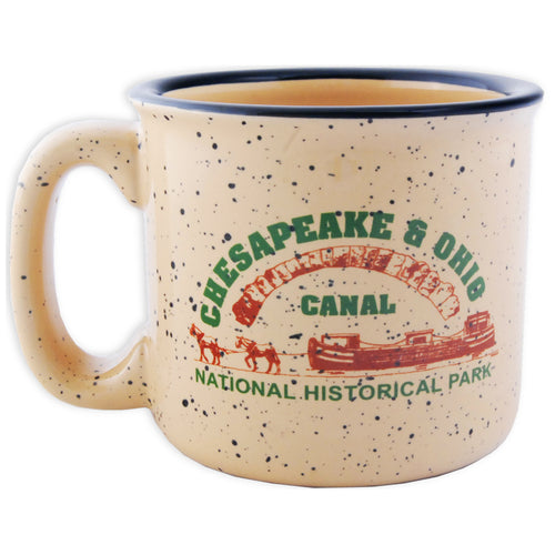 Coffee Mug Tan Campfire C&O Canal