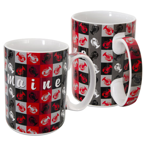 CMME11 Coffee Mug Green Marble Maine Moose