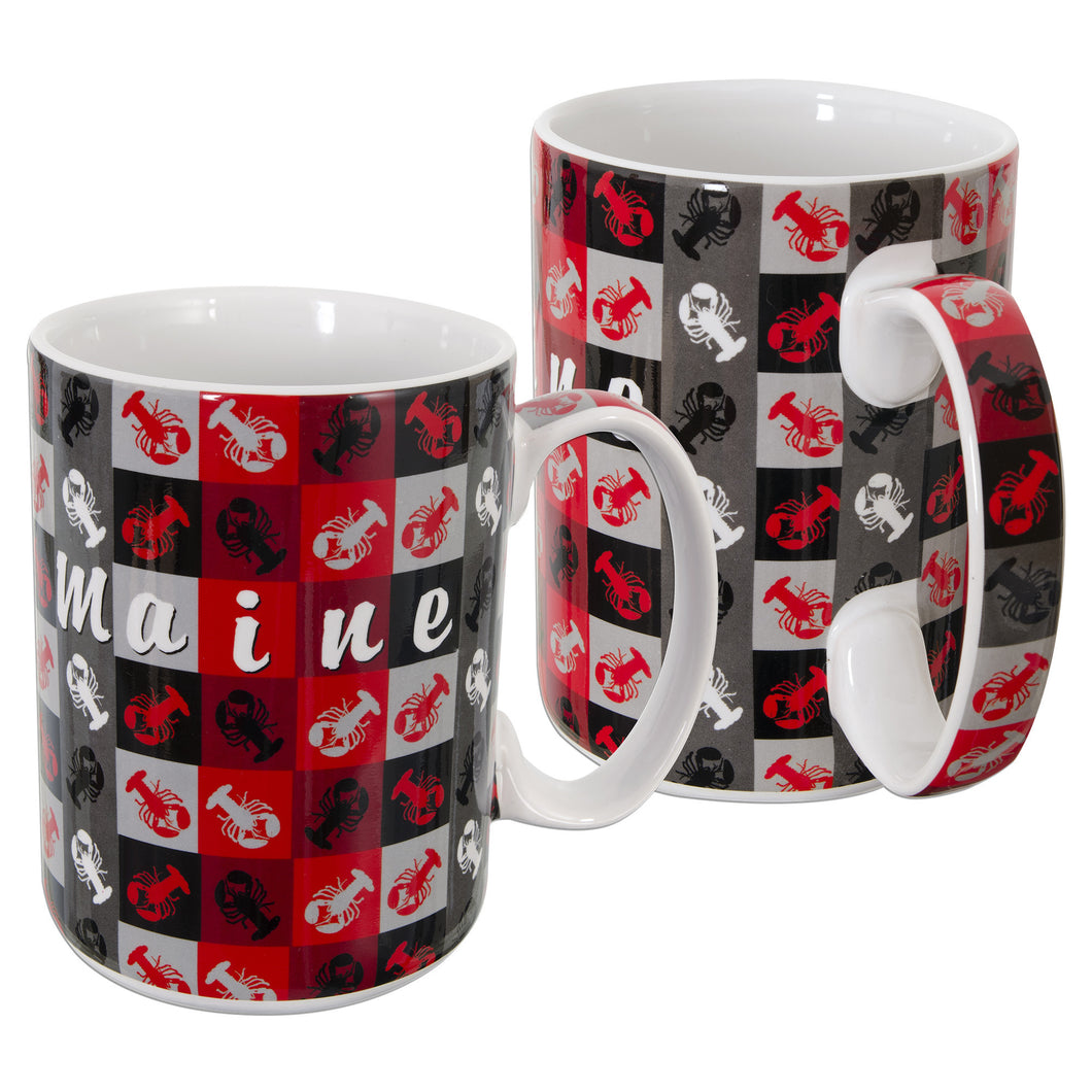 CMME11 Coffee Mug Green Marble Maine Moose