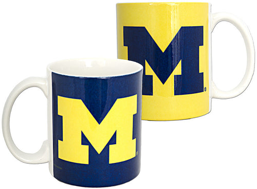 Coffee Mug Sublimated Wrap University of Michigan