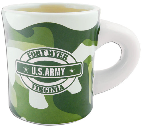 Coffee Mug Green Camo Fort Myer
