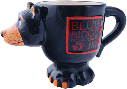 Coffee Mug Black Bear Shape North Carolina