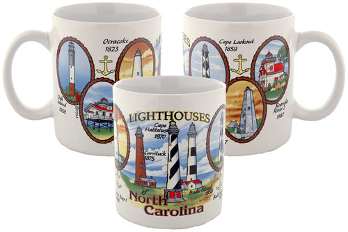 Coffee Mug Lighthouses of North Carolina