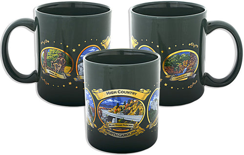 Coffee Mug Dark Green High Country NC