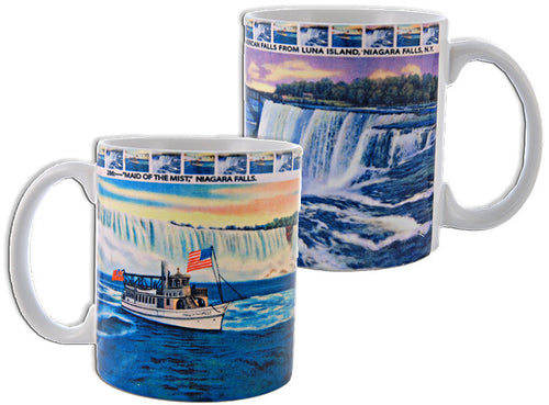 Coffee Mug Linen Look Niagara Falls