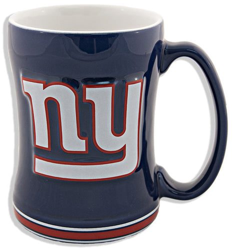 Coffee Mug Sculpted Raised New York Giants