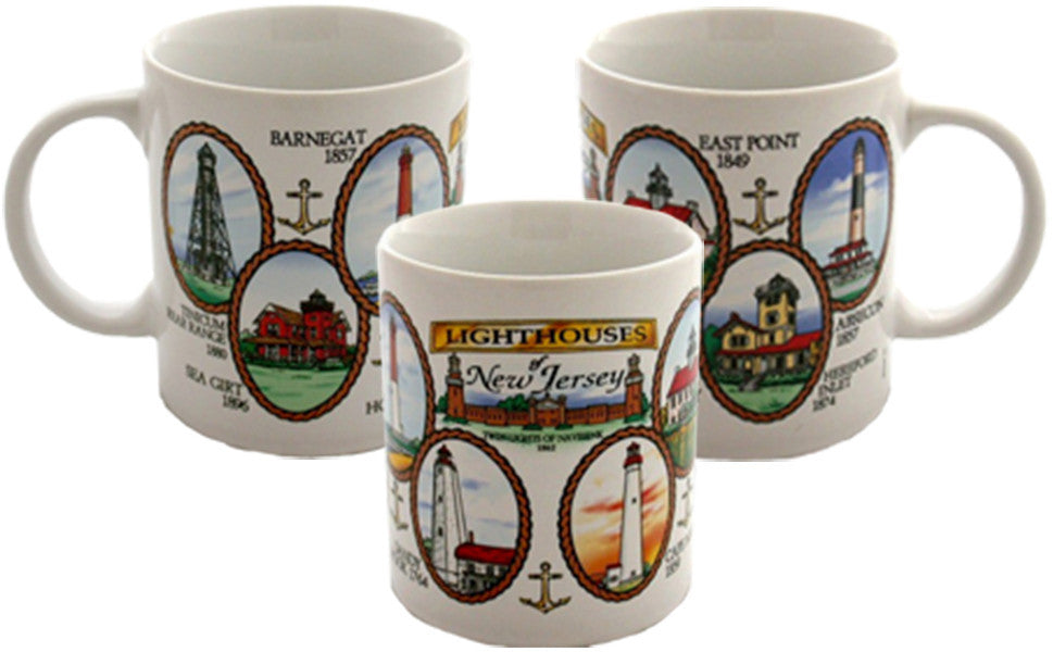 Coffee Mug Lighthouses of New Jersey