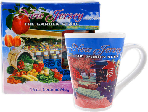 Coffee Mug Tapered Photo NJ The Garden State
