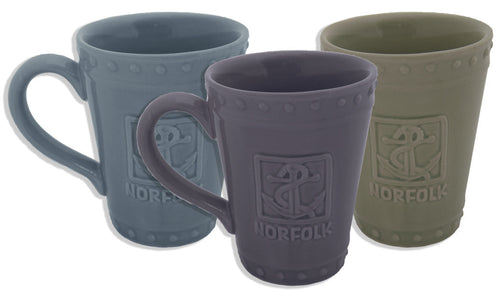 Coffee Mug Tapered Stoneware Norfolk Asst
