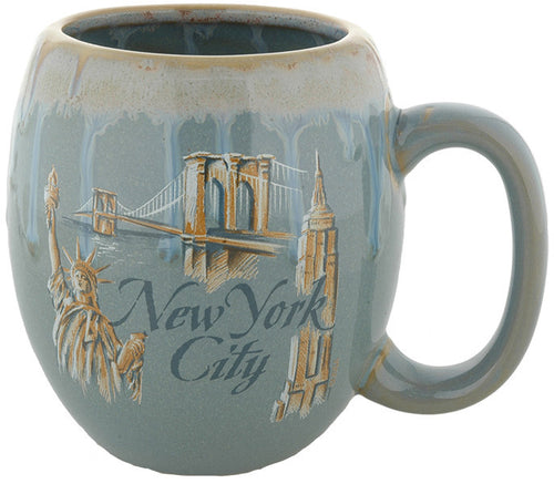 Coffee Mug Drip Glaze New York City