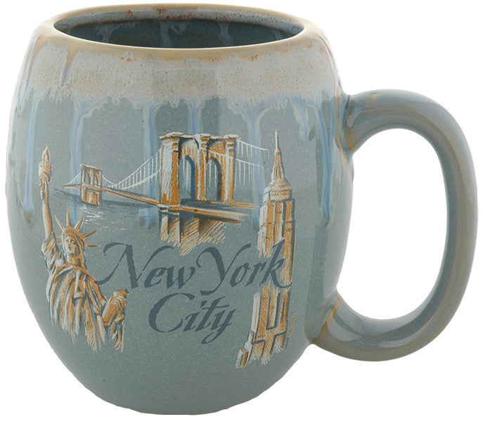 Coffee Mug Drip Glaze New York City