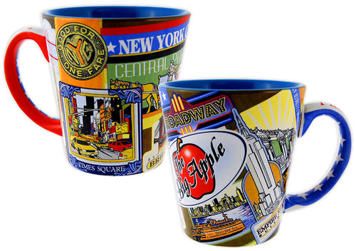 Coffee Mug Tapered New York City Vintage
