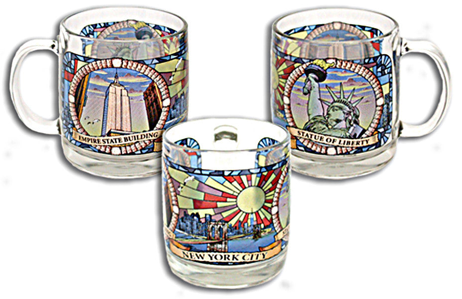 Coffee Mug Stained Glass New York