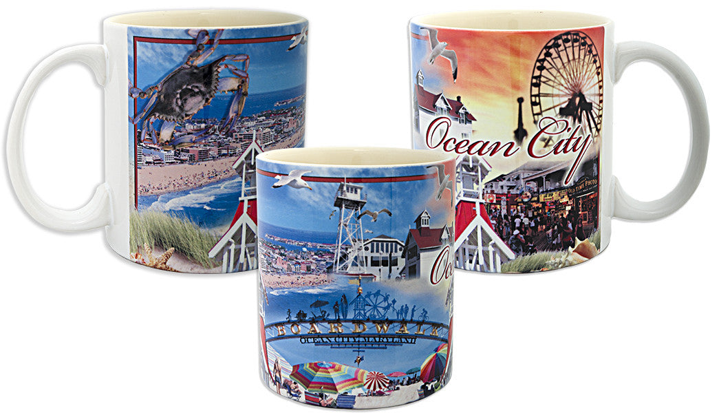 Coffee Mug Photo Wrap Ocean City
