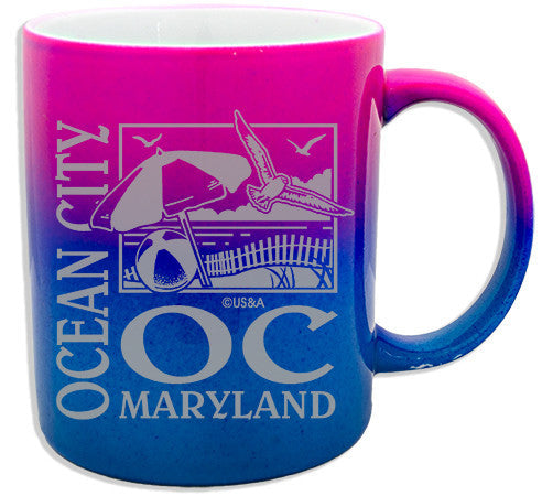 Coffee Mug Rainbow Ocean City OC