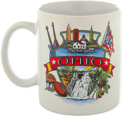 Coffee Mug White Ohio Montage