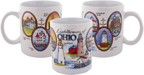 Coffee Mug Wrap Lighthouses of Ohio