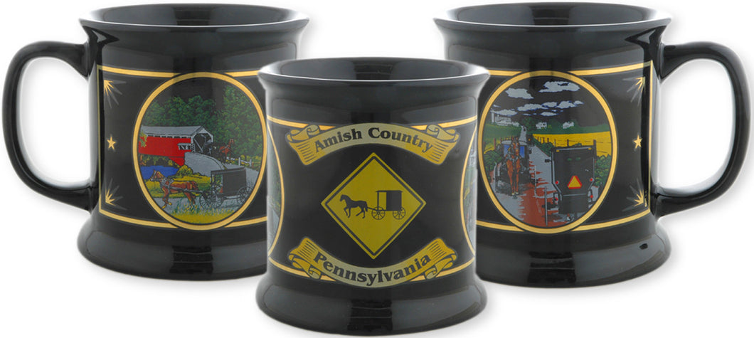 Coffee Mug Cobalt Amish Country Pennsylvania