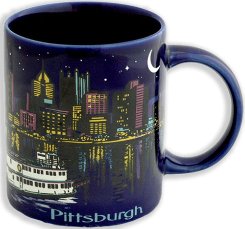 Coffee Mug Cobalt Pittsburgh Night