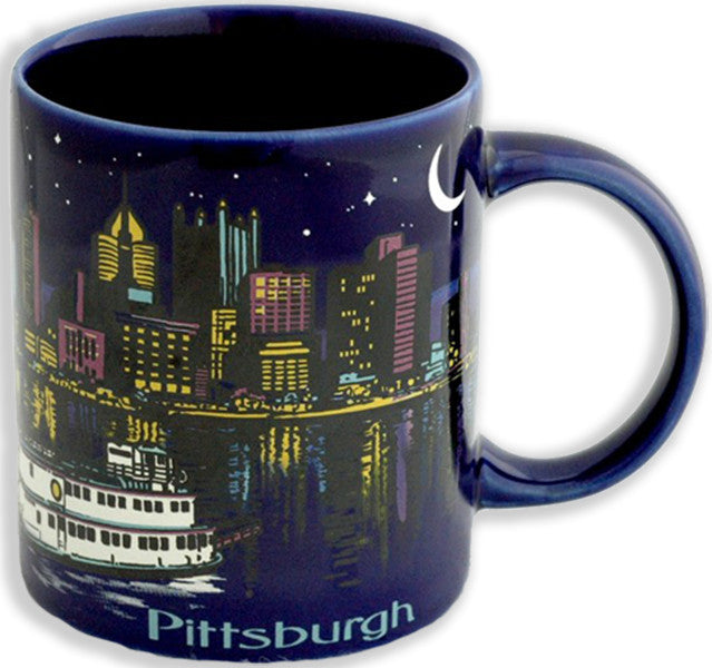 Coffee Mug Cobalt Pittsburgh Night