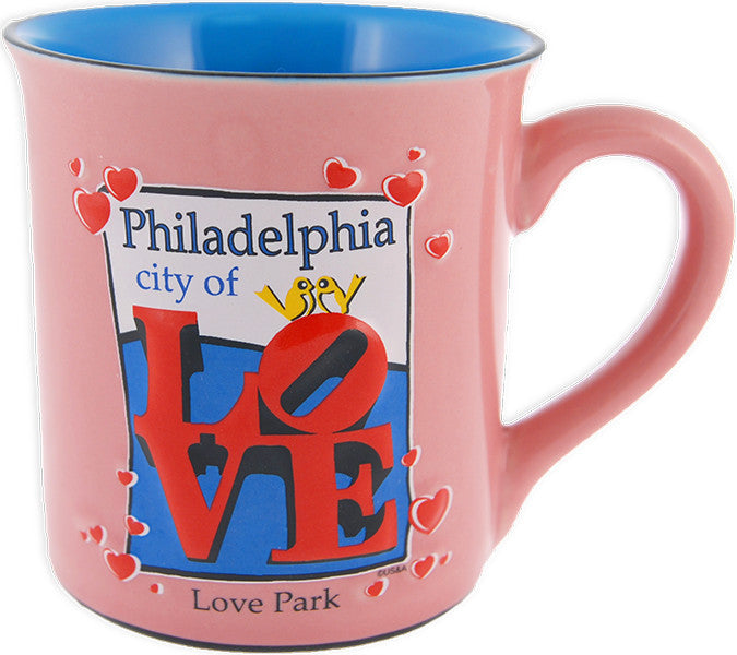 Coffee Mug Raised LOVE Philadelphia