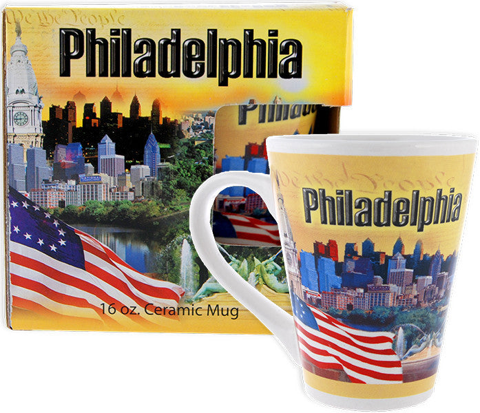 Coffee Mug Tapered BOXED Philadelphia Photos