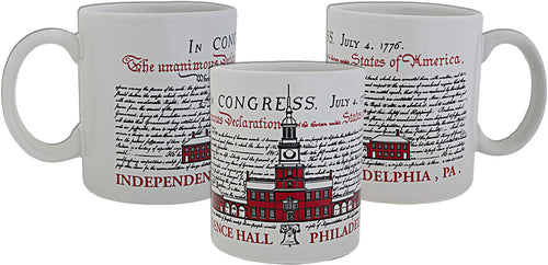 Coffee Mug Declaration of Independence Philadelphia