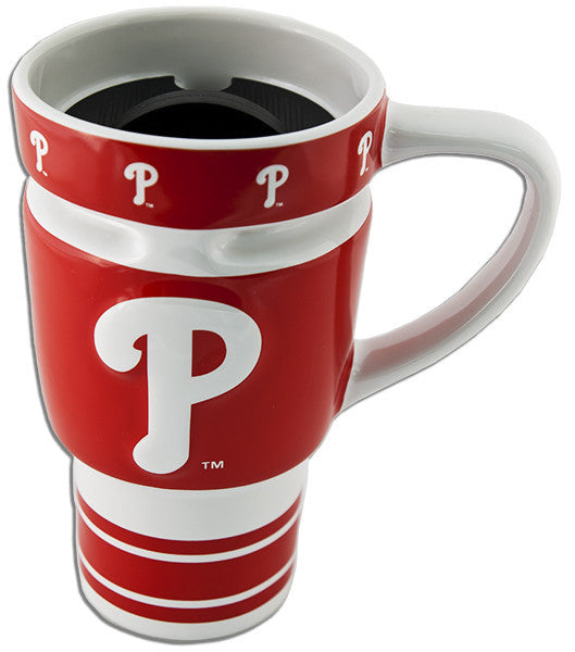 Travel Mug Sculpted Philadelphia Phillies