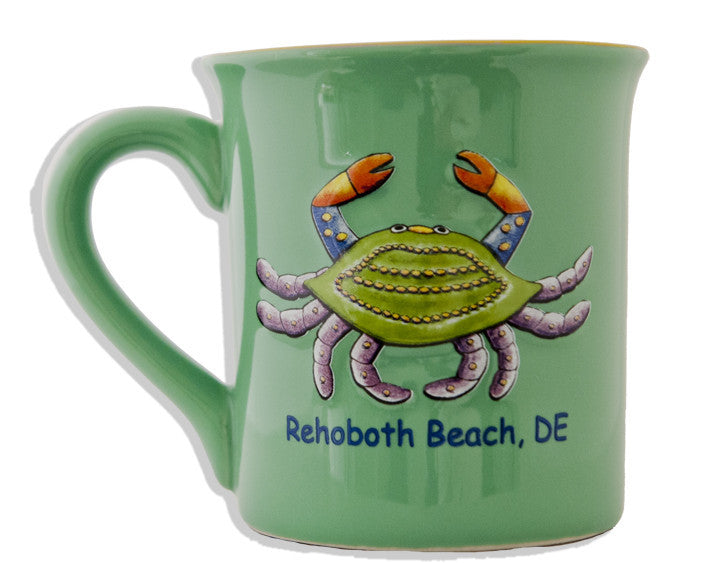 Coffee Mug - Raised Crab - Rehoboth Beach