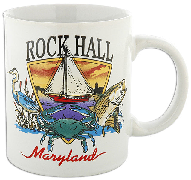 Coffee Mug Bay Scene Rock Hall Maryland