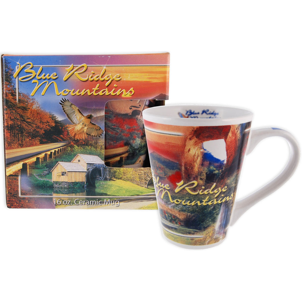 CMVA99 Coffee Mug Tapered Blue Ridge Mountain