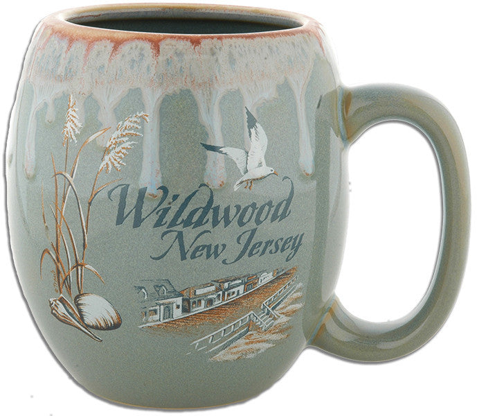 Coffee Mug Drip Glaze Wildwood