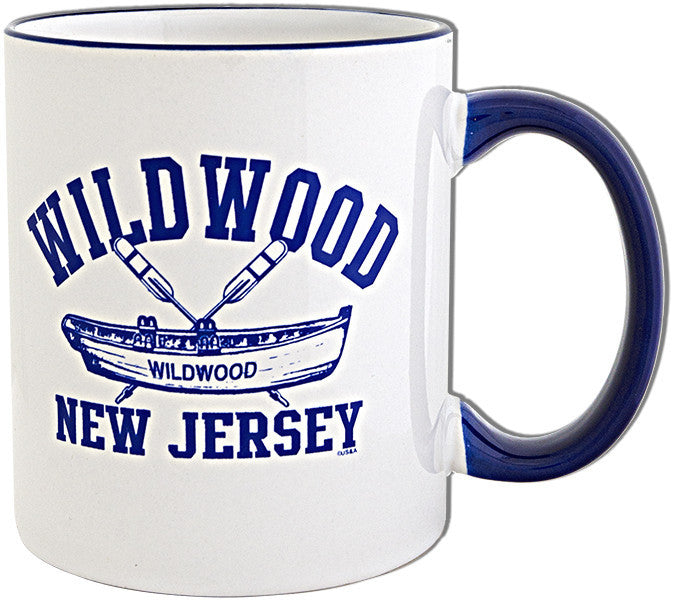 Coffee Mug White Cobalt Wildwood Lifeboat