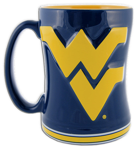 Coffee Mug Sculpted 14 oz West Virg University
