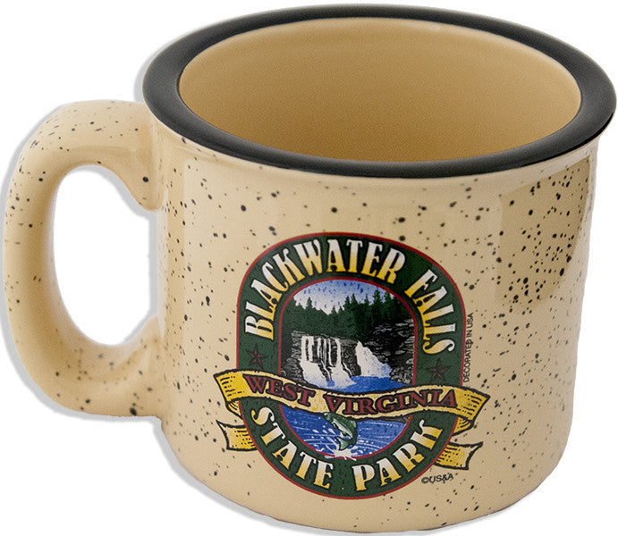 Campfire Mug Tan Blackwater Falls WV