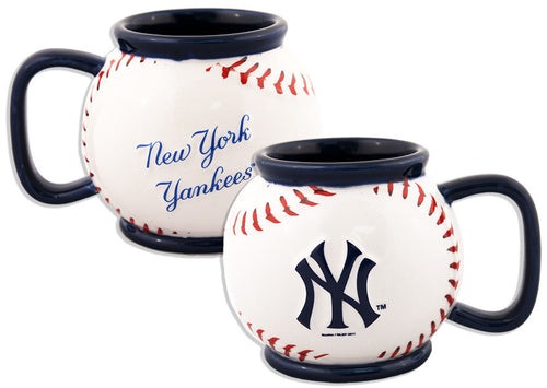 Baseball Shape Mug New York Yankees