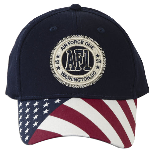CPAN03 Cap / Air Force One AF1 Stamp with US Flag - NAVY