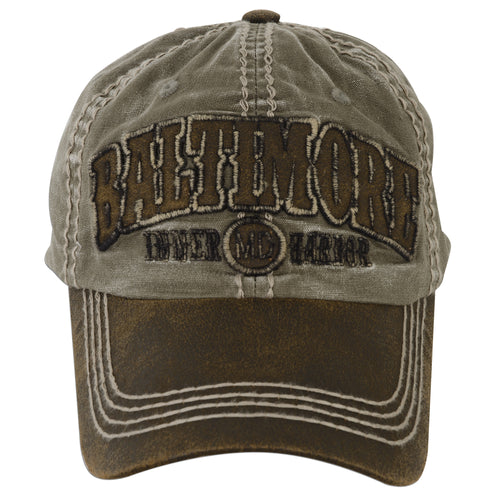 CPBM09-A Cap - Baltimore Inner Harbor KHAKI