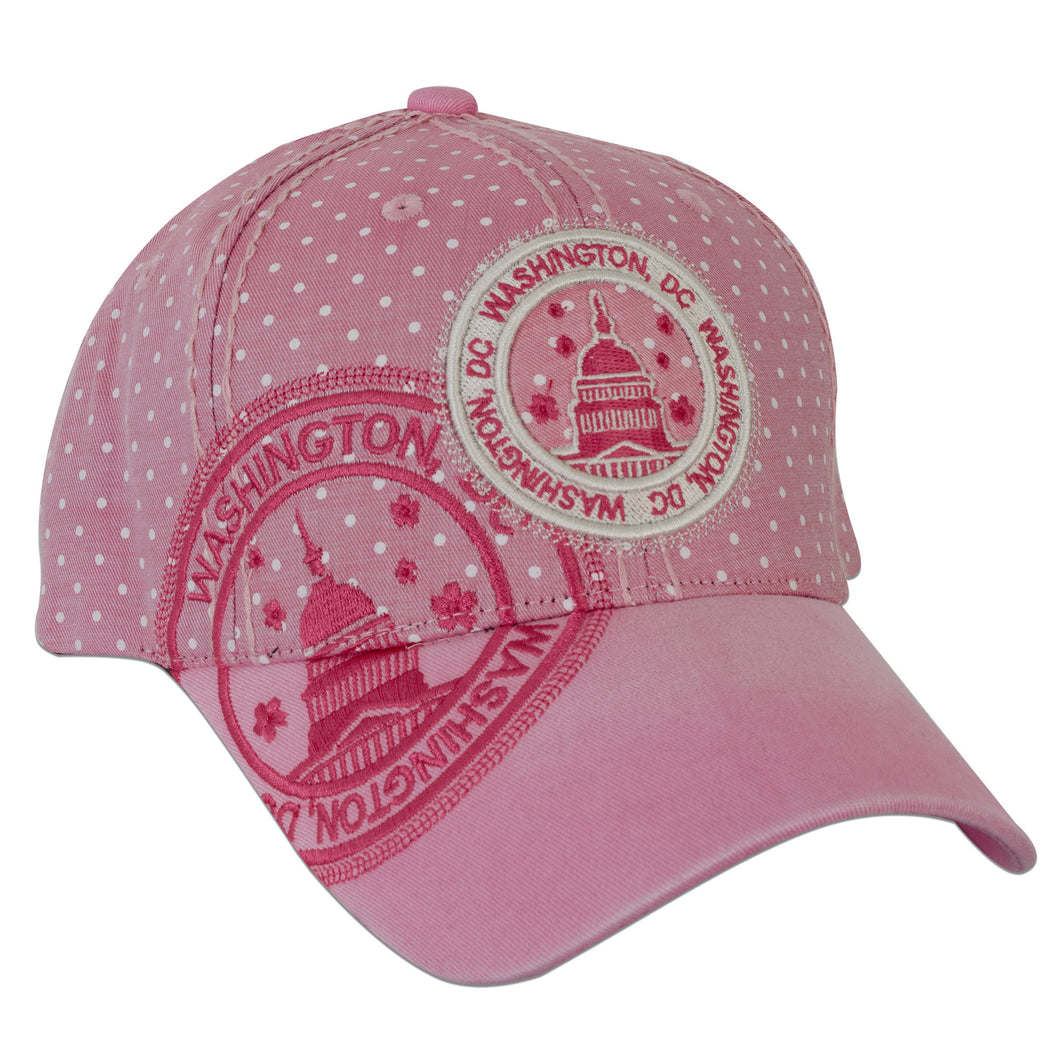 CPDC71-V Polka Dot Cap - DC Stamp Violet (E)