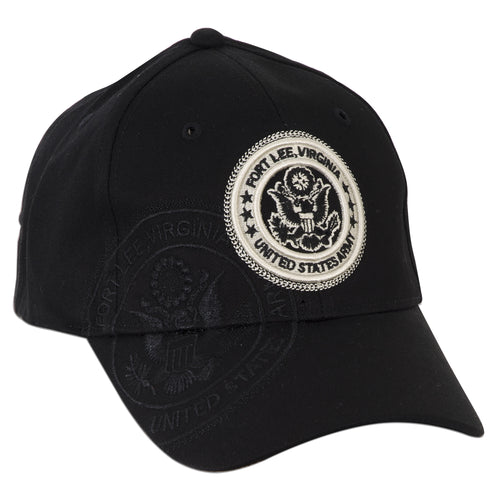 CPFLE02 Robin Ruth Cap - Fort Lee with Eagle Stamp BLACK