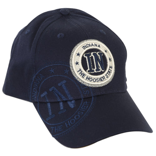 CPIN02 Cap / Indiana IN Stamp - Navy