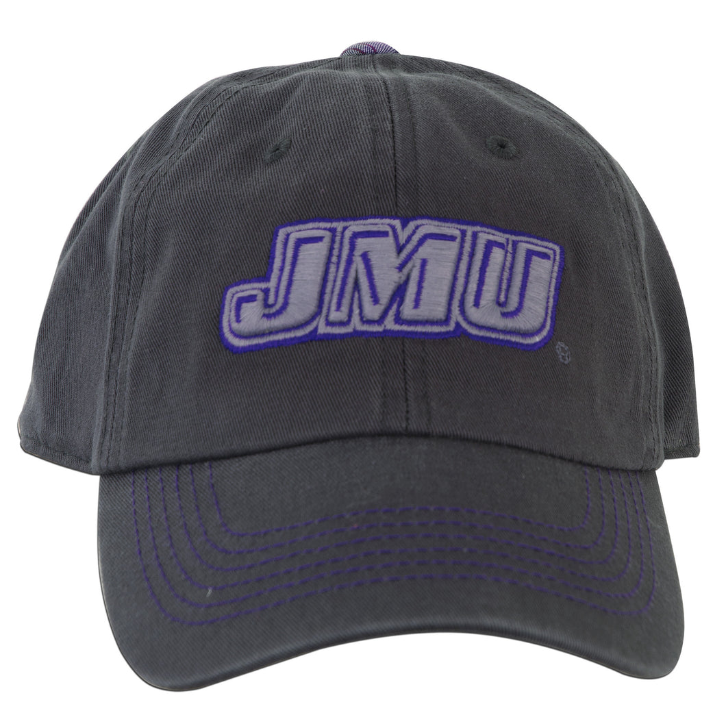 CPJM09 Cap - JMU Logo Washed Charcoal CHRRD